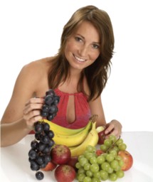 Kvinde med frugt